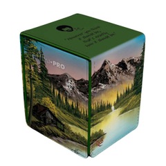 UltraPro Bob Ross Mountain Retreat Alcove Flip Deck Box